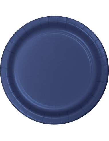 Piatti per feste Blu Navy - Stoviglie usa e getta - Decorazione della tavola