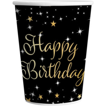 Bicchieri di compleanno "Happy Birthday" - Decorazioni per feste - Bellefete.ch - Svizzera