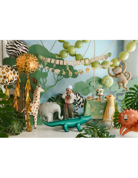 Guirlandes Happy Birthday Safari | Déco anniversaire enfant | BelleFete.ch