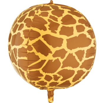 Alu-Ballon Giraffe mit Flecken – Geburtstagsdekoration zum Thema Safari | BelleFete.ch