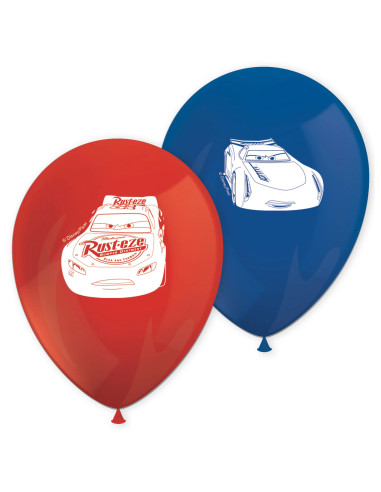 Disney Cars Luftballons rot & blau (8er-Set) | BelleFete.ch
