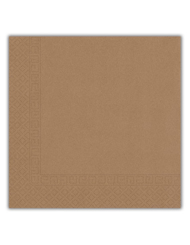 Tovaglioli Kraft per feste - 30 pezzi - Decorazione naturale per la tavola