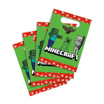 Sacchetti regalo di carta Minecraft con manici (4 pezzi) | BelleFete.ch 2