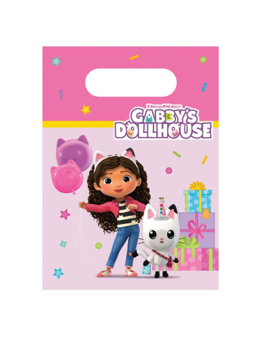 Gabby's Dollhouse Geschenktüten aus Papier (4 Stk.) | BelleFete.ch