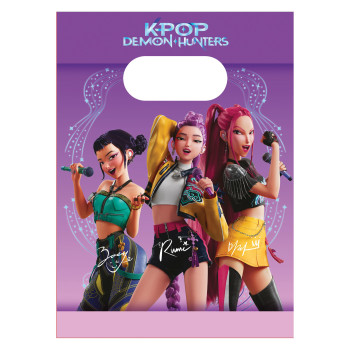 K-pop Demon Hunters Geschenktüten aus Papier (4 Stk.) | BelleFete.ch