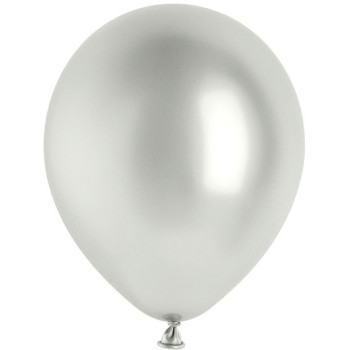 10 Ballons Effet Miroir Argent 30 cm - Déco Fête