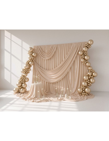 50 Mini Ballons Or Champagne 12 cm - Déco Fête