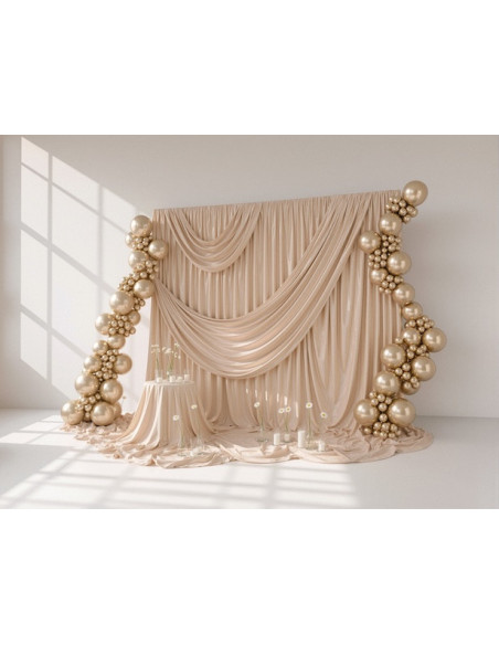 50 Mini Ballons Or Champagne 12 cm - Déco Fête