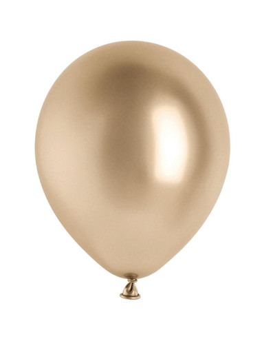 50 Mini Ballons Or Champagne 12 cm - Déco Fête