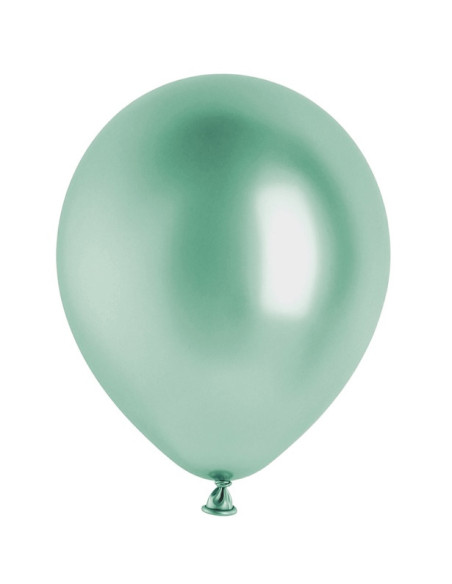 50 Mini Ballons Vert Bouteille 12 cm - Déco Fête