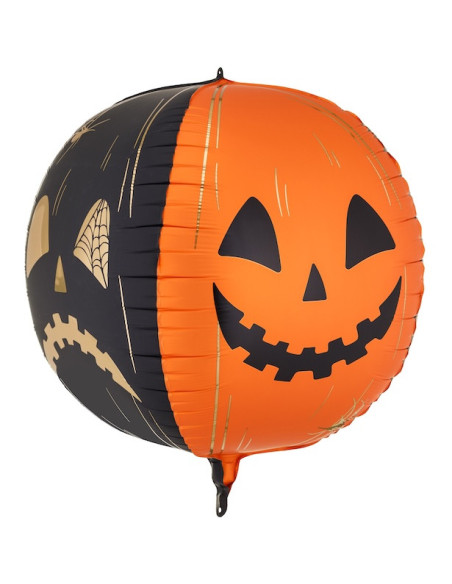 Ballon Citrouilles Effrayantes 50 cm - Déco Halloween Sphérique