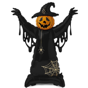 Ballon Épouvantail XXL sur Pied 111x152 cm - Déco Halloween