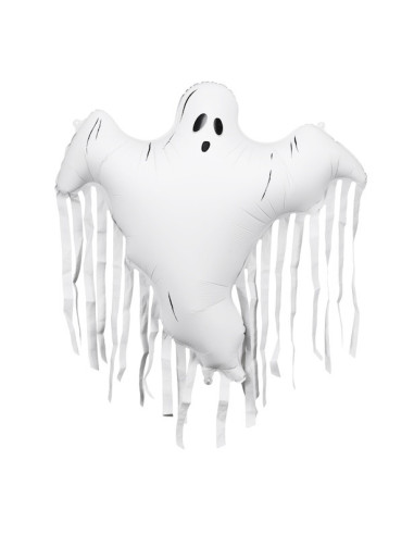 Ballon Fantôme avec Franges 93x86 cm - Déco Halloween