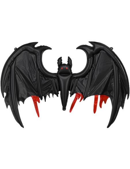 Ballon Chauve-Souris XXL 120x81 cm - Déco Halloween Noire