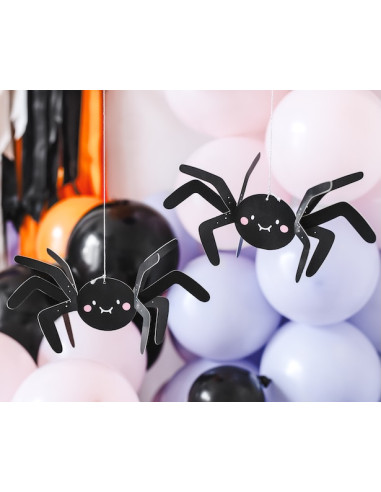 Décorations à suspendre Araignées 27x17 cm (5 pcs) - Halloween
