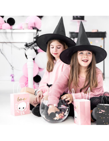 Schwarzer Hexenhut 35 cm - Verkleidungszubehör Halloween