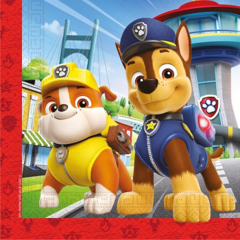 Tovaglioli per feste a tema Paw Patrol (20 pezzi)