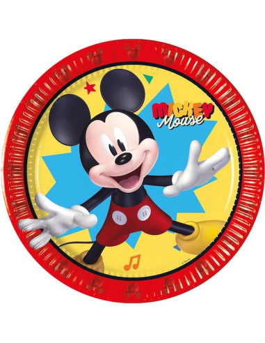 Mickey-Mouse-Dessertteller (8 Stück)