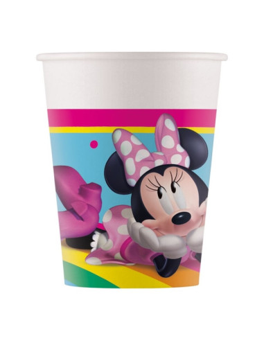 Bicchieri da festa di Minnie Mouse (8 pezzi)