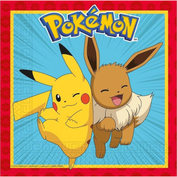 Pokémon-Geburtstagsservietten (20 Stück)