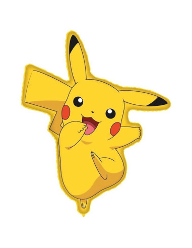 Ballon aluminium géant Pokémon Pikachu SuperSized 60x77 cm