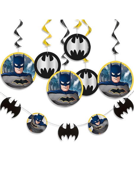 Kit di decorazioni da appendere di Batman 7 - Compleanno