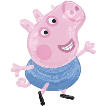 Grand ballon en forme de George Pig (87 cm)