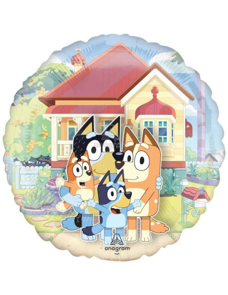 Bluey und Familienparty-Ballon (45 cm)