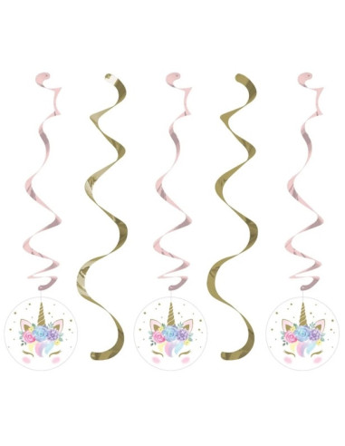 Décorations à suspendre Licorne Baby (5 pcs)