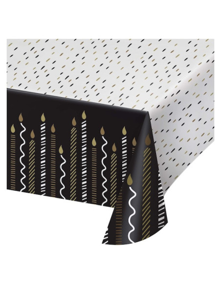 Nappe de table Noir & Or