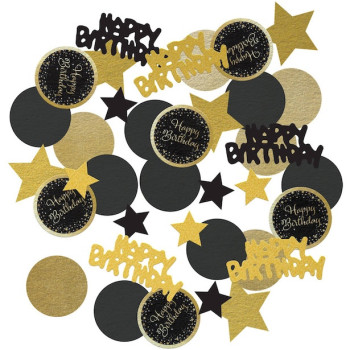Confettis de fête “Joyeux Anniversaire” - Déco Table | BelleFête.ch