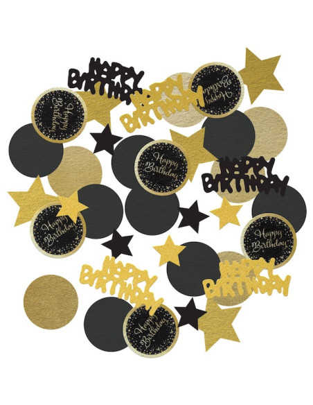 Confettis de fête “Joyeux Anniversaire” - Déco Table | BelleFête.ch