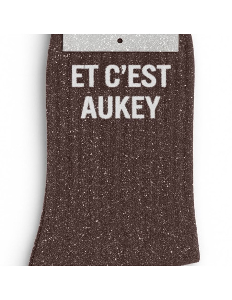 Chaussettes à paillettes Et C'est Aukey - Cadeau fun
