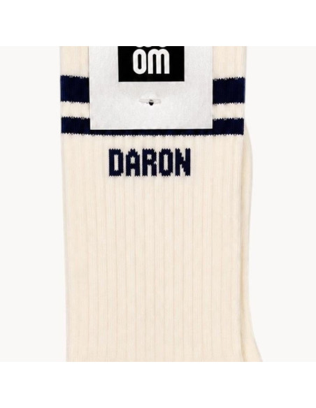 Calzini uomo DARON bianco righe nere | BelleFete.ch