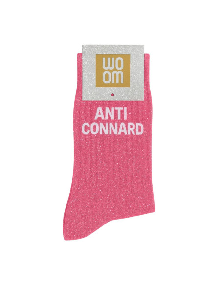 Chaussettes à paillettes ANTI CONNARD rose | BelleFete.ch