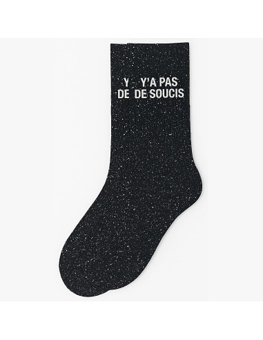 Chaussettes à paillettes Y'a Pas de Soucis - Cadeau zen