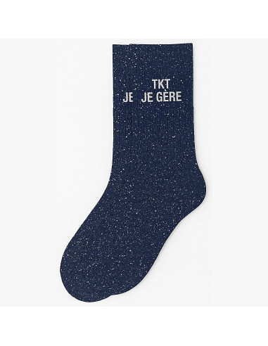 Paillettensocken Tkt Je Gère - Lustiges Geschenk