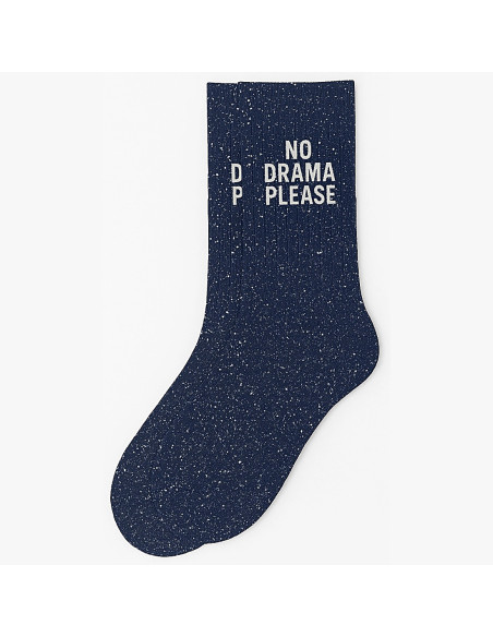 Paillettensocken No Drama Please - Geschenkidee