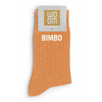 Paillettensocken BIMBO orange | BelleFete.ch