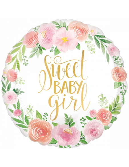 Palloncino da festa in alluminio "Dolce bambina" - Articoli per feste - Bellefete.ch