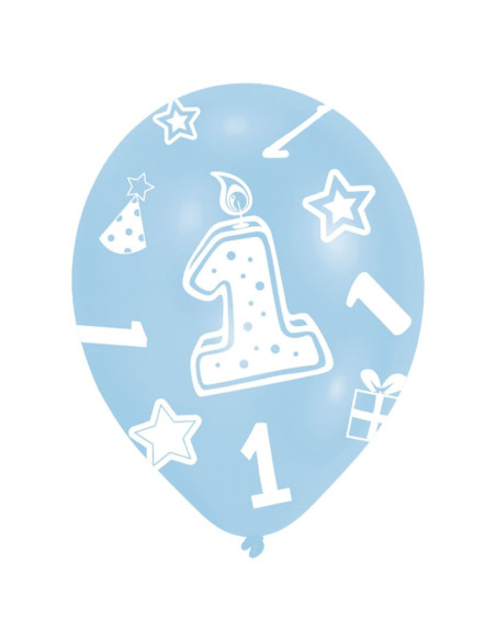 Luftballons zum 1. Geburtstag eines Jungen