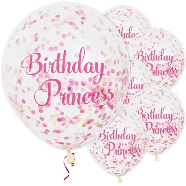 Ballons princesse anniversaire fille