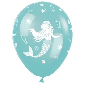 Meerjungfrau-Mädchen-Geburtstagsballons