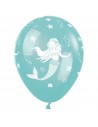 Meerjungfrau-Mädchen-Geburtstagsballons