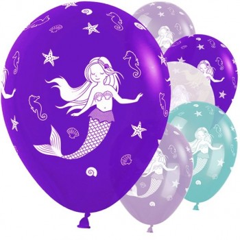 Ballon d'anniversaire Sirène