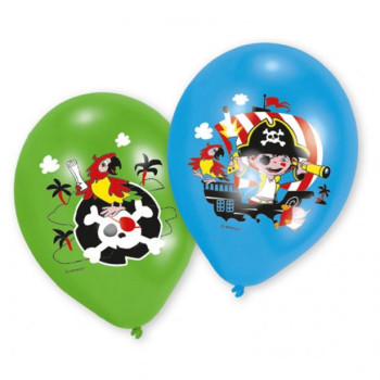 Palloncini di compleanno Pirata - Bellefete.ch - Svizzera - Decorazioni di compleanno Pirata