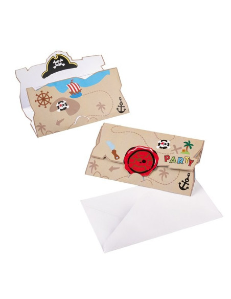 Inviti di compleanno Pirata - Bellefete.ch - Svizzera - Decorazioni per feste Pirate Inviti di compleanno Pirata - Bellefete.ch - Svizzera - Decorazioni per feste Pirate