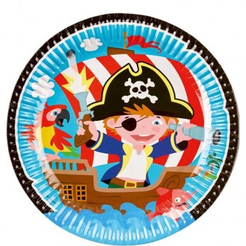 Piraten-Geburtstagsteller