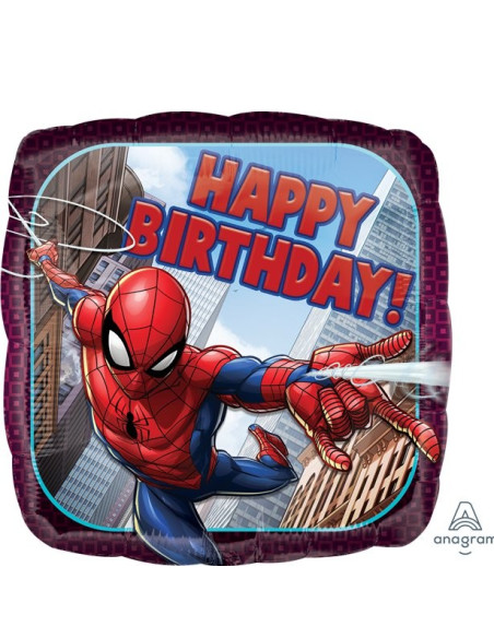 Aluminium Luftballon SpiderMan "Happy Birthday" - Bellefete.ch - Schweiz - Geburtstagsdekorationen SpiderMan
