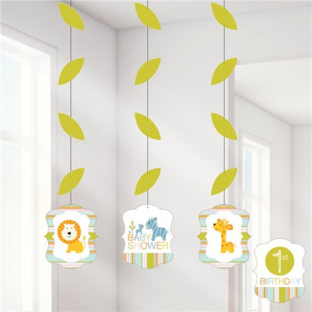 Décorations à suspendre "Animaux de la Jungle" - Bellefete.ch - Suisse - Décorations d'anniversaire Animaux de la jungle